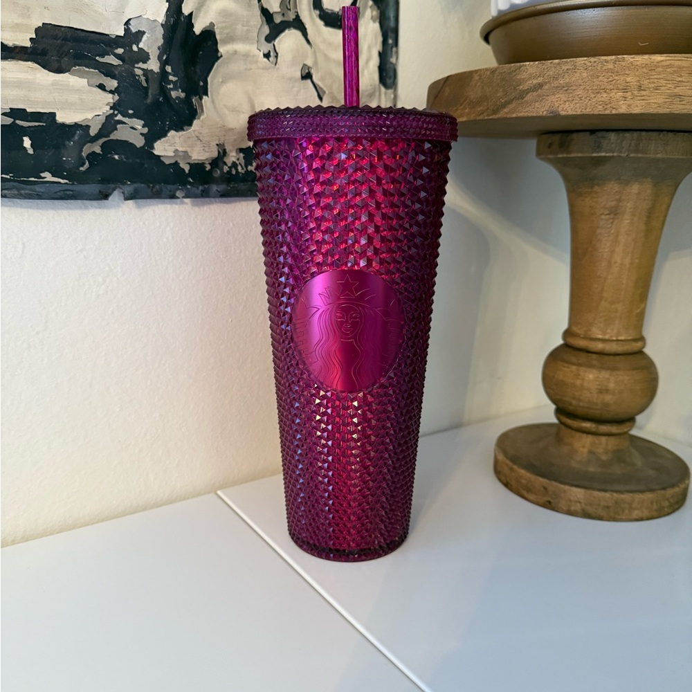 Starbucks Pink Sangria Studded Tumbler